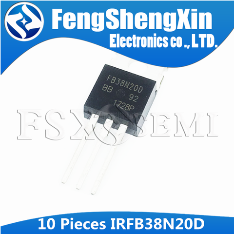 MOSFET de puissance à-220, 10 pièces, FB38N20D TO220 IRFB38N20 FB38N20 38N20 ► Photo 1/1