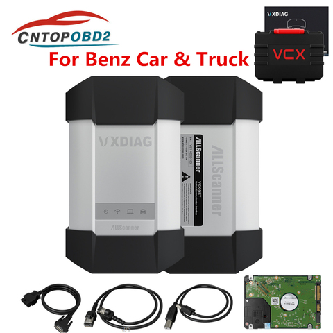 2022 VXDIAG C6 OBD2 outil de Diagnostic pour Benz pour Mercedes voiture camion étoile C4 C5 Scanners avec 500G HDD sans fil DOIP et AUDIO VCX C6 ► Photo 1/5