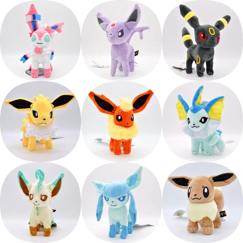 9 Styles TAKARA TOMY Pokemon Pikachu écureuil peluche passe-temps Anime peluche poupée jouets pour enfants cadeau d'événement de noël ► Photo 1/6
