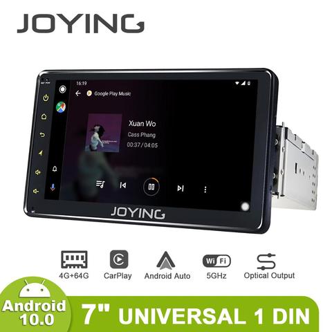 7 pouces universel Android 10 autoradio stéréo unique 1Din tête unité 4GB 64GB GPS Navigation lecteur multimédia caméra de vue arrière ► Photo 1/6