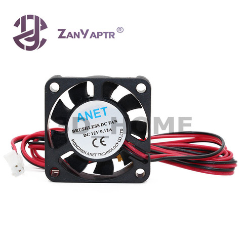 Anet A8 A6 4010 ventilateur 12V 24V Circuit imprimé refroidisseur de chaleur ventilateur petit ventilateur pour imprimante 3D ► Photo 1/2