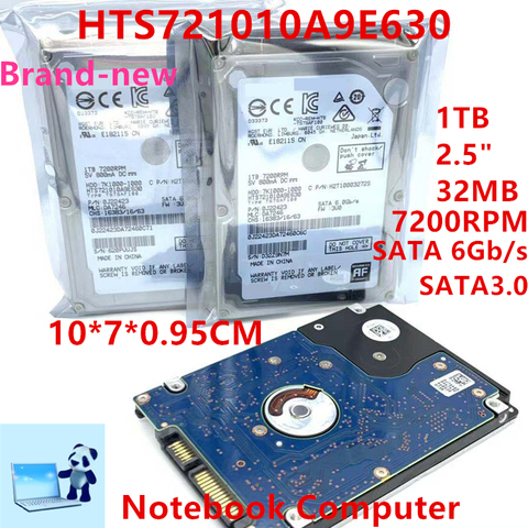 Hgst – disque dur interne HDD SATA de 2.5 pouces, 1 to, 6 Gb/s, 32 mo, 7200RPM, pour ordinateur portable, nouveauté ► Photo 1/6