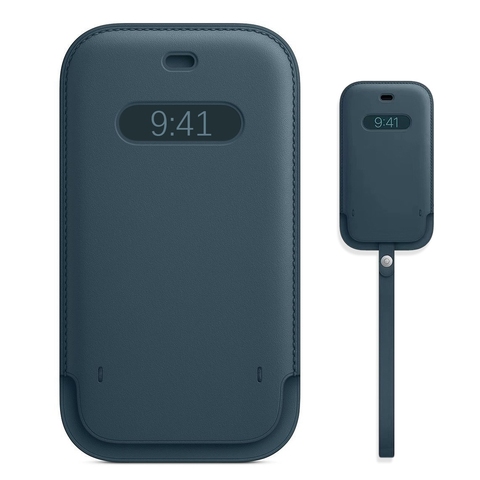 Pour iPhone 12 Pro Max 12Pro Mini étui en cuir avec sac de lanière pour Magsafe couverture de téléphone ► Photo 1/6