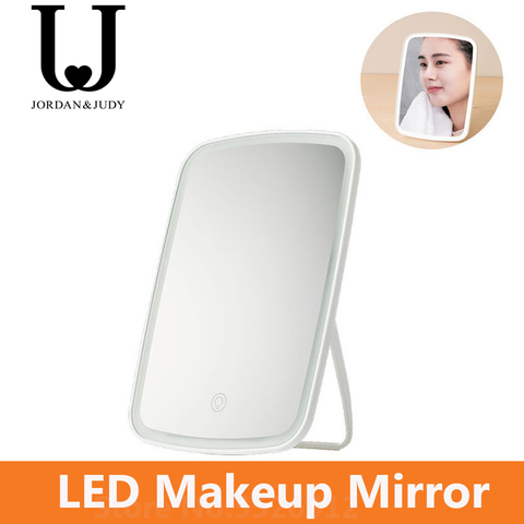 Jordan Judy – miroir de maquillage à LED, avec batterie et interrupteur tactile, pour le bureau ou le dortoir ► Photo 1/6