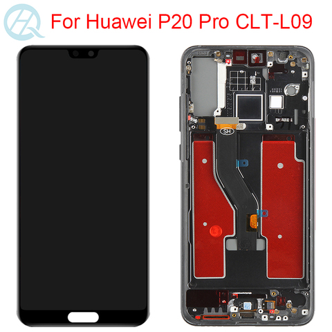 Écran tactile LCD TFT avec châssis, 6.1 pouces, pour Huawei P20 Pro ► Photo 1/6