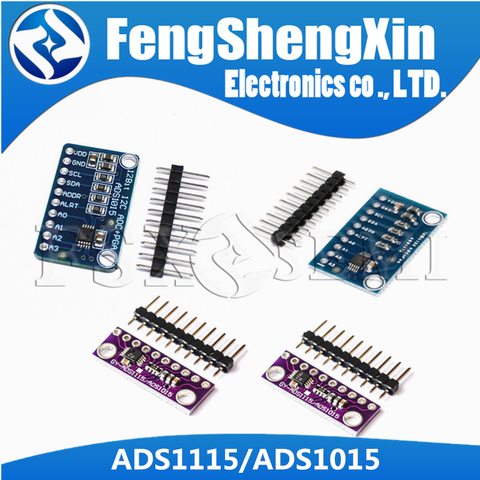 1 pièces/lot 16 bits I2C ADS1115 Module 12 bits ADS1015 ADC 4 canaux avec amplificateur Pro Gain RPi ► Photo 1/6