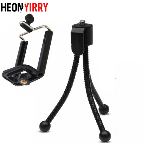 Trépied Flexible pour téléphone Portable, support pour appareil photo numérique, Mini support de bureau ► Photo 1/6