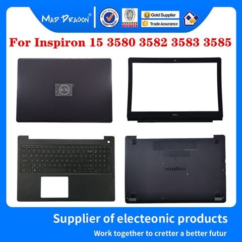 Coque arrière LCD pour Dell Inspiron 15, 3580, 3582, 3583, Base D, noir, 00TG41, 0TG41, 00D9YY, 0fccvd, 03JYP5 ► Photo 1/6