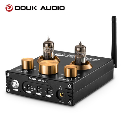 Douk Audio P1 HiFi préampli à lampes sous vide Bluetooth 5.0 récepteur Audio USB DAC ampli casque APTX ► Photo 1/6