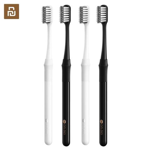 Youpin Doctor B Portable nettoyage en profondeur brosse à dents en bambou avec boîte de voyage soins dentaires brosse à dents hygiène buccale brosse à dents ► Photo 1/6