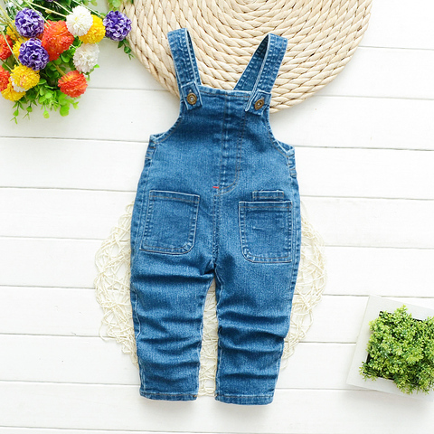 DIIMUU-vêtements d'automne pour enfants | Salopette en Denim, salopette pour bébés filles, salopette pour enfants de 1-4 ans ► Photo 1/6