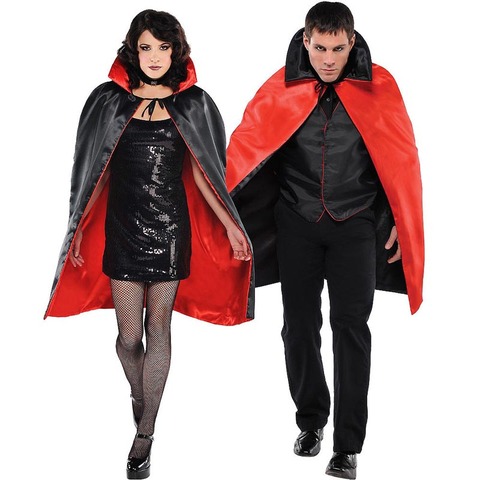 Costume simple de super-héros pour adulte, déguisement d'halloween, Capes de Cosplay de Vampire, pour femmes ► Photo 1/4