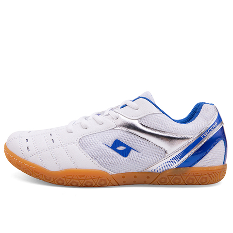 Chaussures de Sport à lacets pour hommes et femmes, Tennis de Table, bleu, rouge, antichoc, antidérapantes, baskets professionnelles ► Photo 1/6