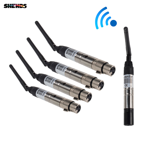 SHEHDS-récepteur et transmetteur DMX sans fil 2.4G, pour contrôle sans fil de lumière sur scène, éclairage boule Disco ► Photo 1/6