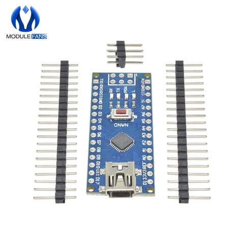 Mini carte contrôleur USB CH340 Nano v3.0 3.0, Compatible avec Arduino Nano CH340, pilote USB Nano V3.0 ATmega328 ► Photo 1/6