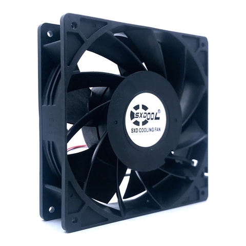 Miner-ventilateur de refroidissement axial puissant, 140mm 14038 DC12V 4A, 6400 tr/min (E9 + e10 ..) ► Photo 1/1