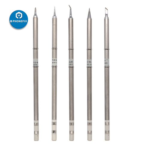 PHONEFIX pointes de fer à souder série T12, pour HAKKO T12 outil de fer à souder réparation de téléphone outils de soudage ► Photo 1/6
