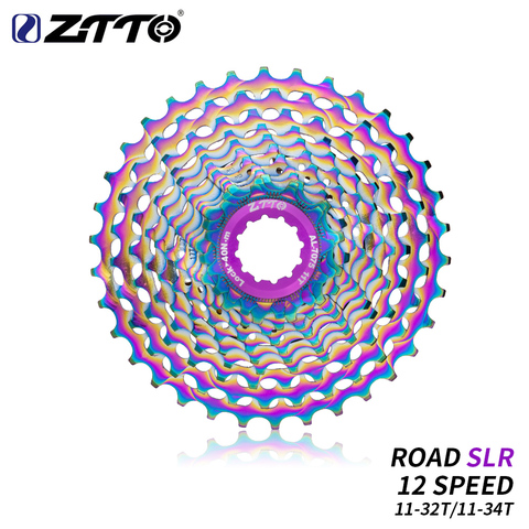 ZTTO – Cassette colorée pour vélo de route SLR, ultralégère, 12 vitesses, 11-32T, 11-34T, 11-34 K7, 11V, 11-32 ► Photo 1/6