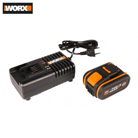 Batteries rechargeables WORX WA3604 accumulateur pour outil électrique acb lithium ion dispositif de charge ► Photo 1/5