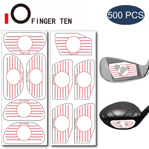 Autocollant de cible d'impact d'étiquette de bande de Club de Golf pour le conducteur de Club de bois de fer 125 pièces aides à la formation outils accessoires de Golf livraison directe ► Photo 1/6