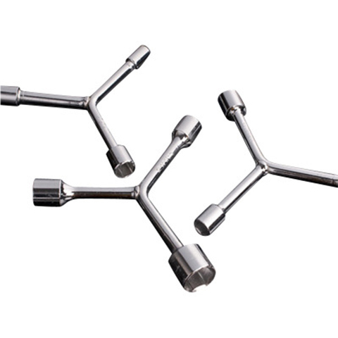 Clé à douille triangulaire ménagère, clé hexagonale, clé à trois dents, outil de démontage domestique de vélo, outil de réparation ► Photo 1/6