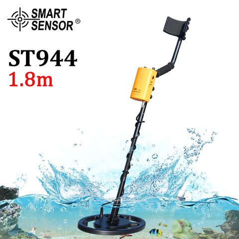 Détecteur de métaux souterrains à 1.8m de profondeur, Scanner avec bobine, outil de recherche étanche, batterie 1200mAh, or et chasse de trésors ► Photo 1/6
