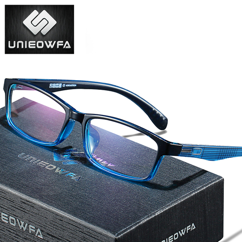 UNIEOWFA-lunettes de Prescription Progressive femmes et hommes, Anti lumière bleue, lunettes photochromiques, myopie et hypermétropie, optique-lunetterie ► Photo 1/6