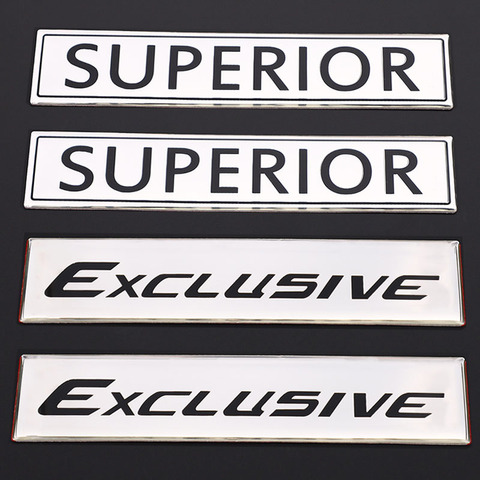 Autocollants en métal 3D, badges de coffre de voiture, autocollants de Logo exclusif supérieur pour BMW Audi Toyota Honda Volkswagen Ford ► Photo 1/6