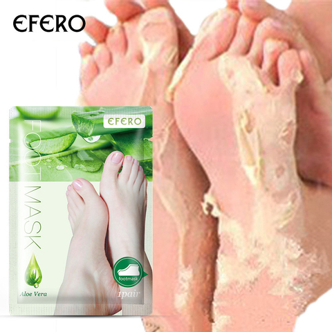 1 paire/2 pièces Peeling pied masque exfoliant gommage pédicure Spa chaussettes pied Peel pieds soin pour talons enlever la peau morte humidité TSLM1 ► Photo 1/6