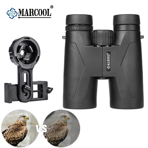 Marcool – jumelles professionnelles HD 10x42 pour Camping et chasse, avec sangle de cou et adaptateur de téléphone, livraison gratuite ► Photo 1/6