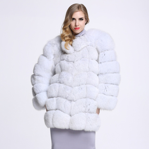 ZADORIN manteau fourrure fausse renard, manteau de luxe à manches longues, Parka, Streetwear femme, manteau moelleux, chaud, grande taille, hiver ► Photo 1/1