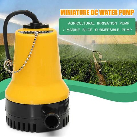 Mini pompe à eau Submersible 12/24V cc, outil de cale d'irrigation de jardin, piscine propre, pompe de transfert, pompe à énergie solaire, pompe à vide ► Photo 1/6