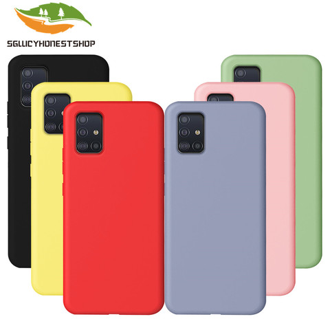 Coque en Silicone souple pour Samsung, compatible modèles A20, A30, A40, A50, A70, A51, A71, S8, S9, S10E, S20, FE Plus, Galaxy Note 20, UItra, Note 8, 9 ► Photo 1/6