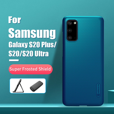 Pour Samsung Galaxy S20 étui NILLKIN givré PC mat couverture arrière support de téléphone cadeau pour samsung s20 plus / S20 Ultra étui ► Photo 1/6
