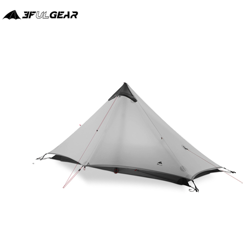 3F UL GEAR LanShan 1 – tente de Camping d'extérieur ultralégère pour 1 personne, 3 saisons, professionnelle, 15D Silnylon LanShan1 ► Photo 1/5