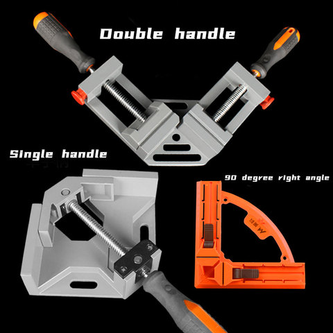 Pince à Angle droit de 90 degrés, pince à Angle droit, en plastique à simple poignée, pince à Double poignée pour encadrement du bois, outils de serrage Photo ► Photo 1/6