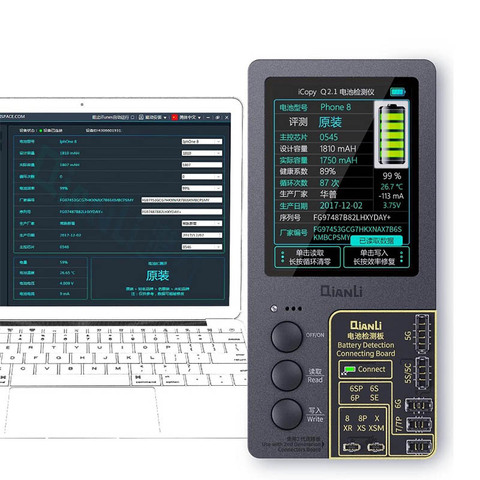 Qianli iCopy Plus programmeur de réparation de couleur d'origine pour téléphone 7 8P XR XSMAX XS 11 Vibration/toucher/photosensible/réparation de batterie ► Photo 1/6