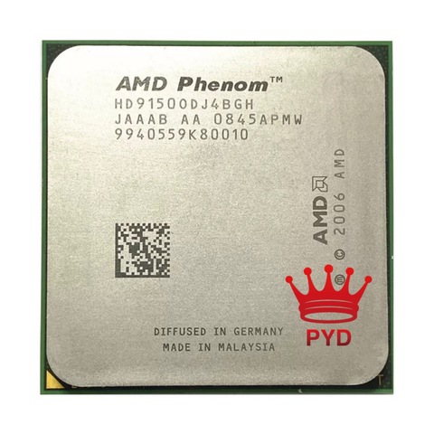 AMD Phenom X4 9150 X4 9150e Quad-Core 1.8GHz, CPU, Socket AM2 +/940pin, pour ordinateur de bureau ► Photo 1/1
