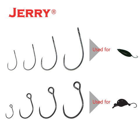 Jerry crochet unique zone truite pêche cuillère Spinner paillettes en plastique dur appât Wobber eau douce accessoire Plug Pesca crochet ► Photo 1/6