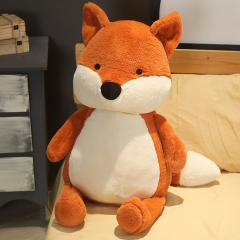 50/70/90cm doux moelleux renard en peluche jouet mignon dessin animé Animal renard en peluche poupée filles amant saint-valentin cadeau Kawaii canapé décor oreillers ► Photo 1/6