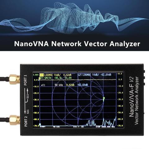 Pour S-A-A-2 NanoVNA-F V2 L'analyseur De Réseau Vectoriel Numérique Nano VNA Testeur HF VHF UHF USB Logique Analyseur D'antenne Debout ► Photo 1/6