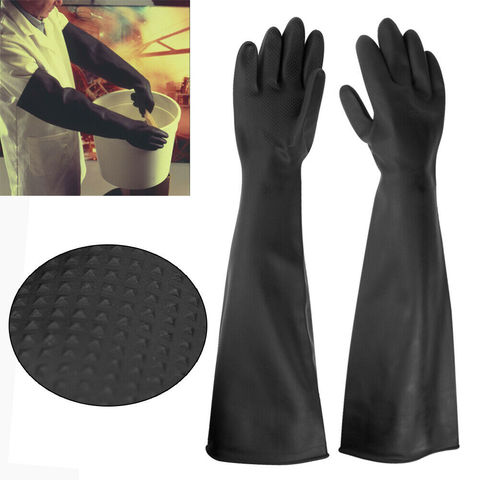 Gants longs en Latex epi, gants de 60CM, Anti-produit chimique industriel ► Photo 1/5