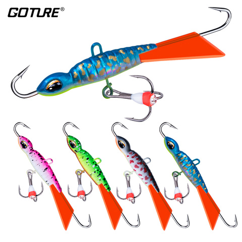 Goture – leurre wobbler rigide pour la pêche en hiver, appât artificiel idéal pour la pêche à la turlutte, au brochet, à la perche ou au doré, 78mm, 16g ► Photo 1/6