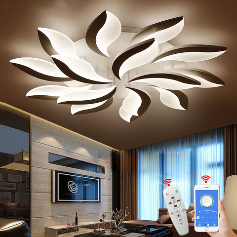 NEO Lueur Nouveau Design Acrylique Moderne Led plafond Lumières Pour Salon Salle D'étude Chambre lampe plafond avize plafond Intérieur lampe ► Photo 1/6