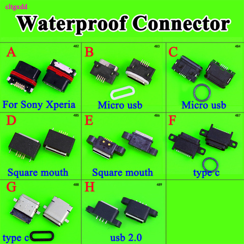 Port de prise d'alimentation étanche pour Sony Xperia Z3 + Dual Z4 Z4V, connecteur femelle Micro USB type-c USB 2.0, 1 pièce ► Photo 1/6