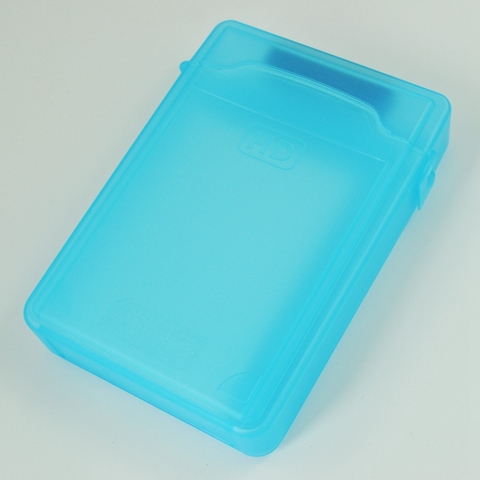 Boîtier de stockage de 3.5 pouces IDE/SATA HDD (bleu) ► Photo 1/4