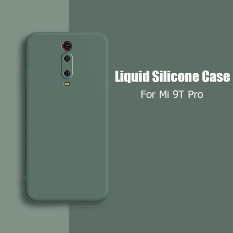 Pour Xiaomi Mi 9T Pro étui nouveau Silicone liquide mat souple avec housse de Protection de l'appareil photo pour Xiaomi Redmi K20 Pro K20Pro étui de téléphone ► Photo 1/6