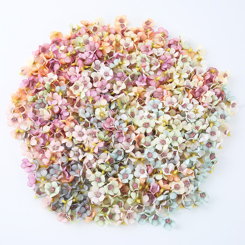 100 pièces 2cm faux marguerite fleurs têtes Mini soie fleurs artificielles pour couronne Scrapbooking maison mariage saint valentin décorations ► Photo 1/6