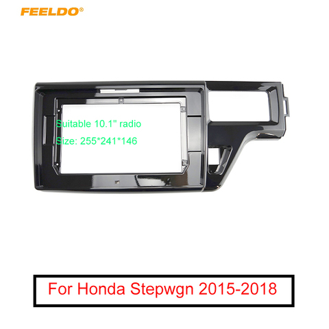 FEELDO – adaptateur de cadre Fascia 2din pour Honda Stepwgn RHD, lecteur DVD, Audio stéréo, grand écran 10.1 pouces, panneau de montage ► Photo 1/3