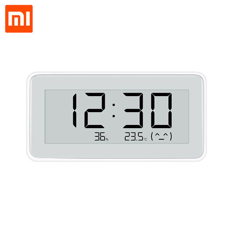 Xiaomi Mijia — Horloge électrique intelligente sans fil BT4.0, digitale d'intérieur, avec hygromètre, thermomètre, outils de mesure de la température ► Photo 1/6